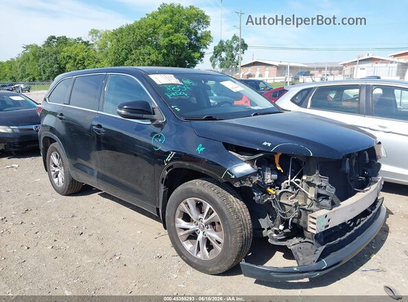 5TDBKRFHXGS256710 2016 TOYOTA HIGHLANDER Черный Панорамный вид салона 360°