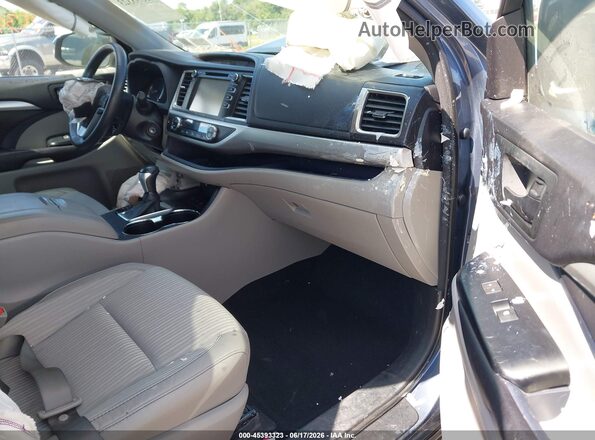 5TDBKRFHXGS324746 2016 TOYOTA HIGHLANDER Blue Սալոնի դիմացի տեսք