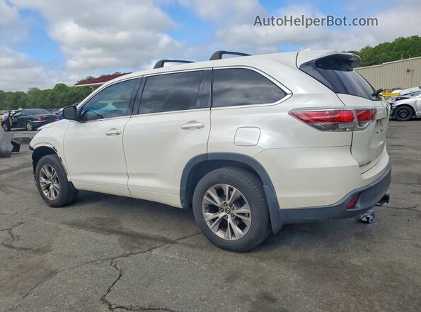 5TDBKRFHXGS336685 2016 TOYOTA HIGHLANDER White Tył lewy