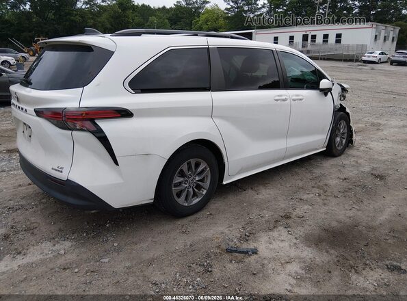 5TDBRKEC3NS102698 2022 TOYOTA SIENNA White Հետևի աջ