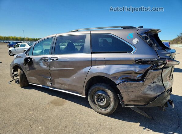 5TDBRKECXPS175067 2023 TOYOTA SIENNA Gray Trasero izquierdo