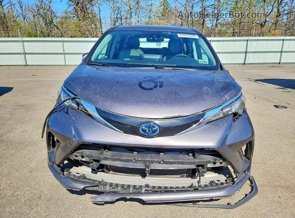 5TDBRKECXPS175067 2023 TOYOTA SIENNA Gray Vista frontal