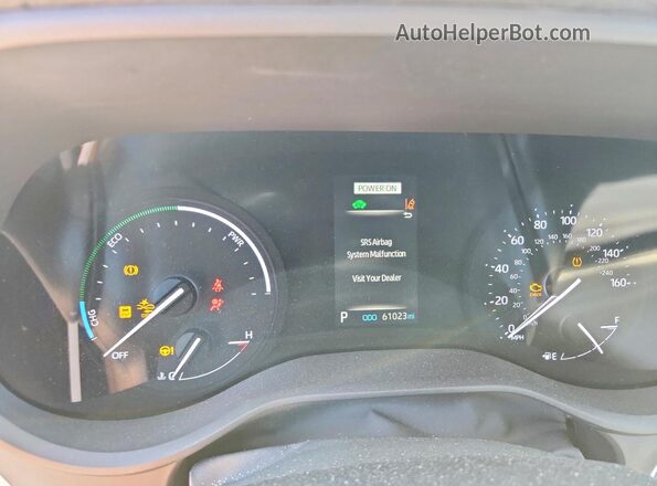 5TDBRKECXPS175067 2023 TOYOTA SIENNA Gray Vista del cuadro de instrumentos
