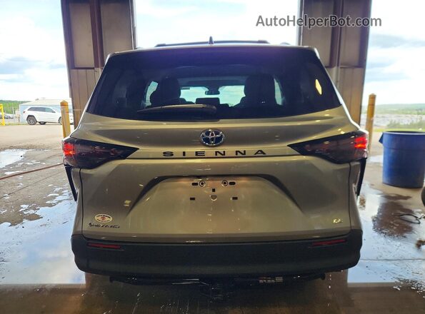 5TDBSKFC1SS206170 2025 TOYOTA SIENNA Gray Rear view