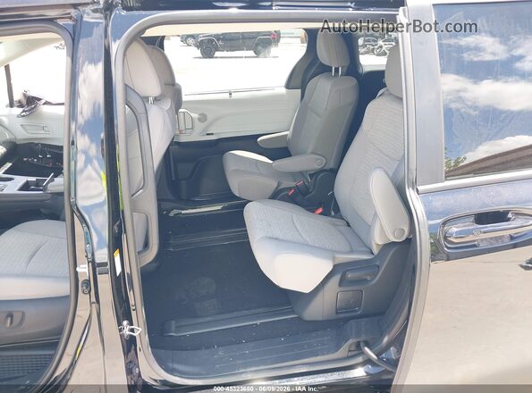 5TDBSKFC4SS225683 2025 TOYOTA SIENNA Black Vista de la etiqueta del VIN