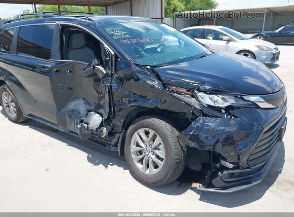 5TDBSKFC4SS225683 2025 TOYOTA SIENNA Black Vista frontal
