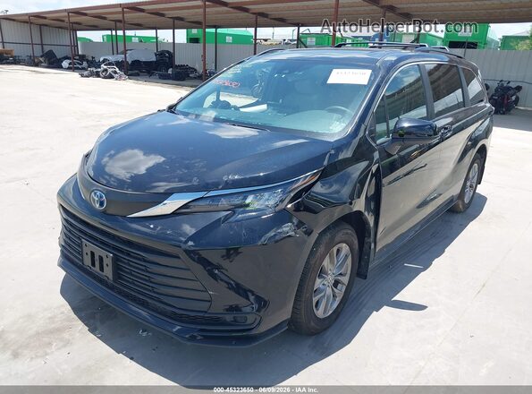 5TDBSKFC4SS225683 2025 TOYOTA SIENNA Black Vista tres cuartos delantera izquierda
