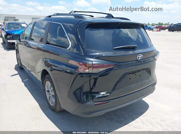 5TDBSKFC4SS225683 2025 TOYOTA SIENNA Black Trasero izquierdo