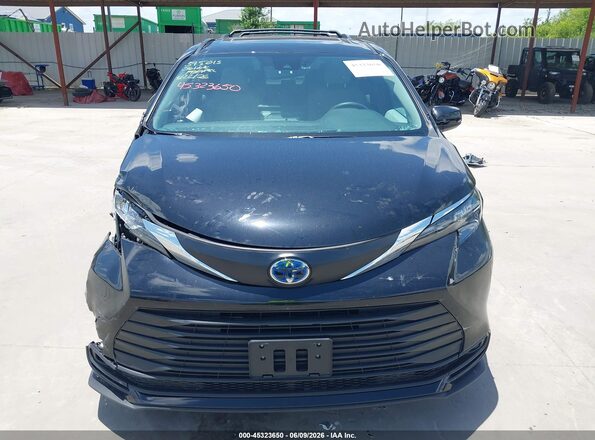 5TDBSKFC4SS225683 2025 TOYOTA SIENNA Black Vista del cuadro de instrumentos