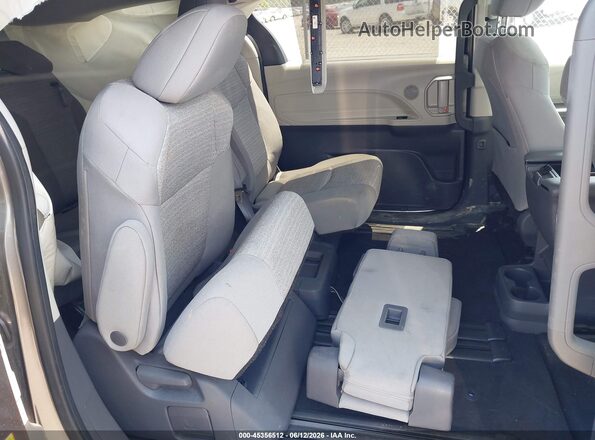 5TDBSKFC6MS020496 2021 TOYOTA SIENNA Gray VIN կոդի պիտակի տեսք