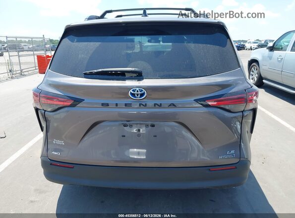 5TDBSKFC6MS020496 2021 TOYOTA SIENNA Gray 