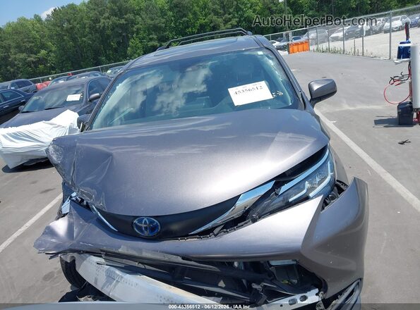 5TDBSKFC6MS020496 2021 TOYOTA SIENNA Gray Սարքավորումների վահանակի տեսք