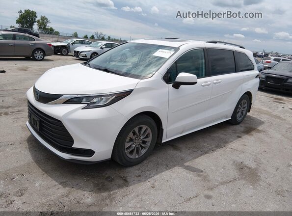 5TDBSKFC7NS047482 2022 TOYOTA SIENNA White წინა მარცხენა ხედი სამი მეოთხედიდან