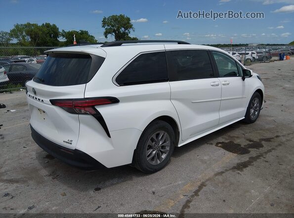 5TDBSKFC7NS047482 2022 TOYOTA SIENNA White უკანა მარჯვენა