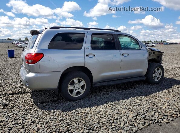 5TDBW5G11HS153871 2017 TOYOTA SEQUOIA Серебряный Задняя правая четверть