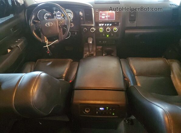 5TDBY5G16LS175559 2020 TOYOTA SEQUOIA Black Widok deski rozdzielczej