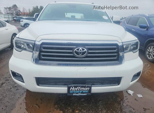 5TDBY5G19JS164472 2018 TOYOTA SEQUOIA White Front view