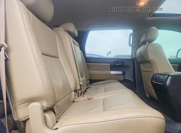 5TDBY5G19JS164472 2018 TOYOTA SEQUOIA White Rear interior view