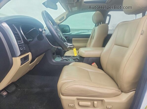 5TDBY5G19JS164472 2018 TOYOTA SEQUOIA White Front interior view