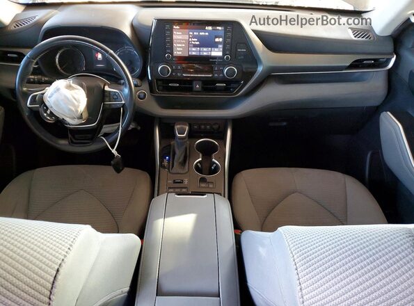 5TDBZRBH0LS034074 2020 TOYOTA HIGHLANDER Gray 
