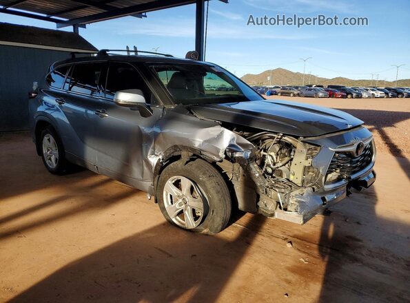 5TDBZRBH0LS034074 2020 TOYOTA HIGHLANDER Gray 
