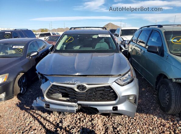 5TDBZRBH0LS034074 2020 TOYOTA HIGHLANDER Gray 