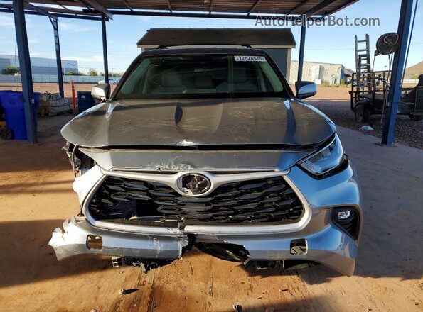 5TDBZRBH0LS034074 2020 TOYOTA HIGHLANDER Gray 