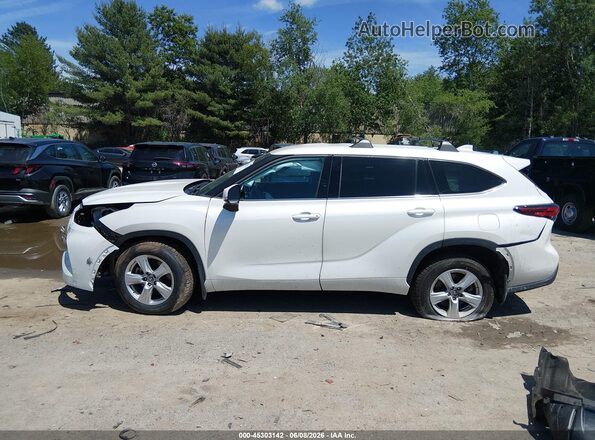 5TDBZRBH0MS135343 2021 TOYOTA HIGHLANDER White 