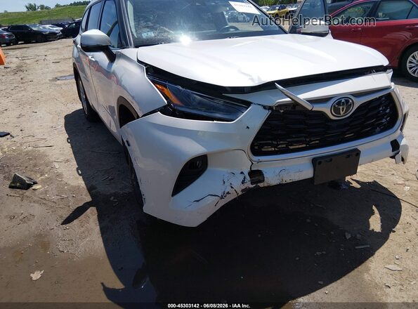 5TDBZRBH0MS135343 2021 TOYOTA HIGHLANDER White 