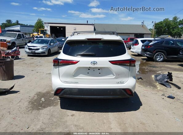5TDBZRBH0MS135343 2021 TOYOTA HIGHLANDER White 