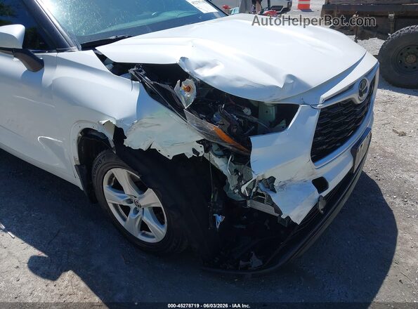 5TDBZRBH0NS591845 2022 TOYOTA HIGHLANDER Белый 