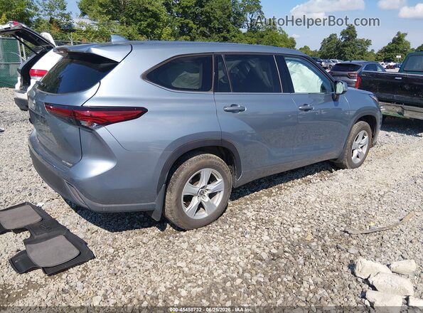 5TDBZRBH1LS017087 2020 TOYOTA HIGHLANDER Blue უკანა მარჯვენა