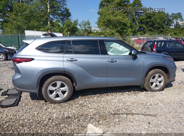 5TDBZRBH1LS017087 2020 TOYOTA HIGHLANDER Blue უკანა სალონის ხედი