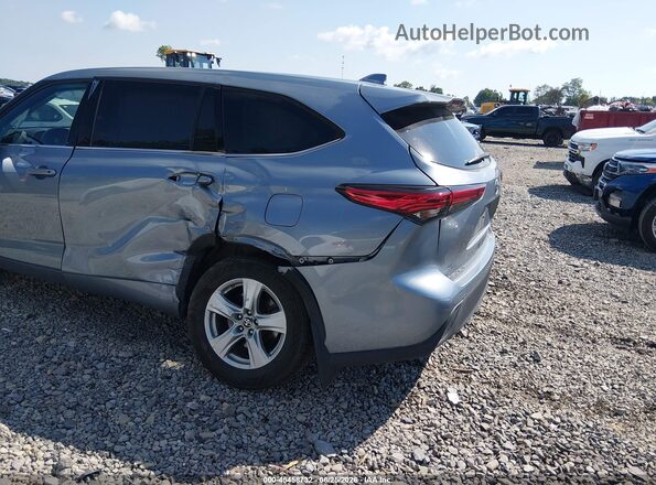 5TDBZRBH1LS017087 2020 TOYOTA HIGHLANDER Blue წინა ხედი