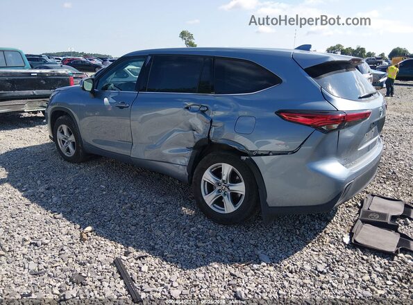 5TDBZRBH1LS017087 2020 TOYOTA HIGHLANDER Blue უკანა მარცხენა