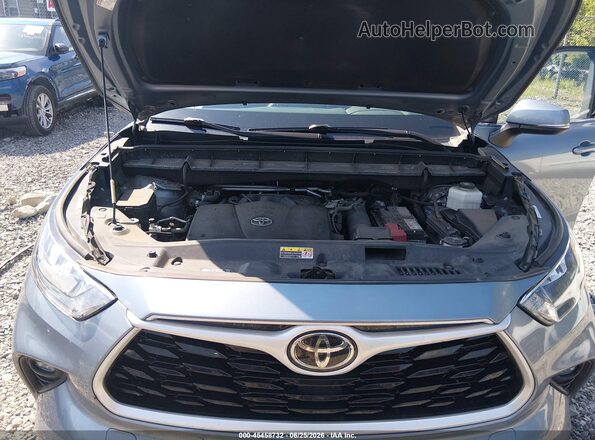 5TDBZRBH1LS017087 2020 TOYOTA HIGHLANDER Blue უკანა ხედი