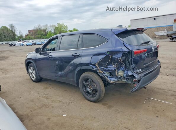 5TDBZRBH2NS206401 2022 TOYOTA HIGHLANDER Blue 