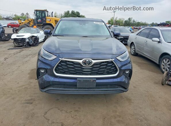 5TDBZRBH2NS206401 2022 TOYOTA HIGHLANDER Blue 