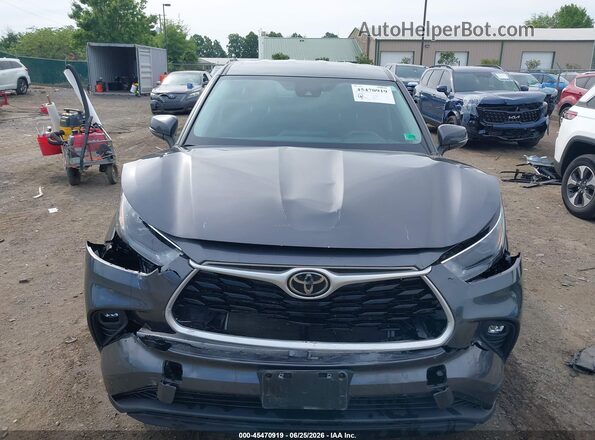 5TDBZRBH2NS250317 2022 TOYOTA HIGHLANDER Gray Widok z przodu