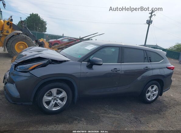 5TDBZRBH2NS250317 2022 TOYOTA HIGHLANDER Gray Widok wnętrza 360 stopni
