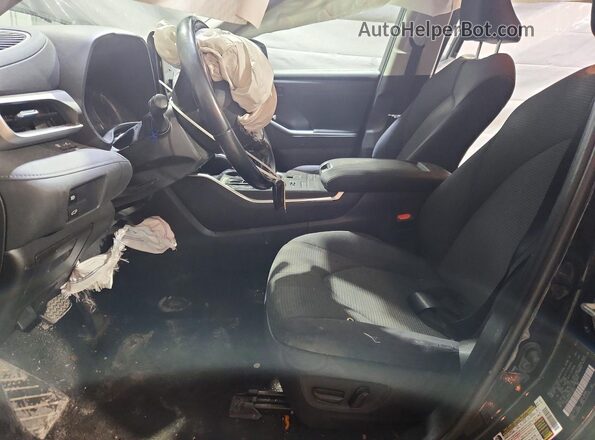 5TDBZRBH3MS149835 2021 TOYOTA HIGHLANDER Black Widok wnętrza z przodu