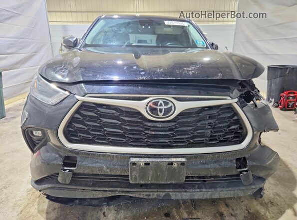 5TDBZRBH3MS149835 2021 TOYOTA HIGHLANDER Black Widok z przodu
