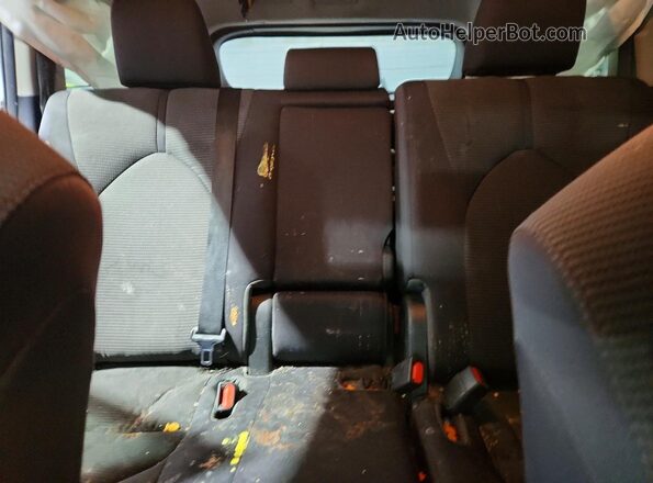 5TDBZRBH3MS149835 2021 TOYOTA HIGHLANDER Black Widok tylnych siedzeń