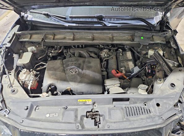 5TDBZRBH3MS149835 2021 TOYOTA HIGHLANDER Black Widok komory silnika