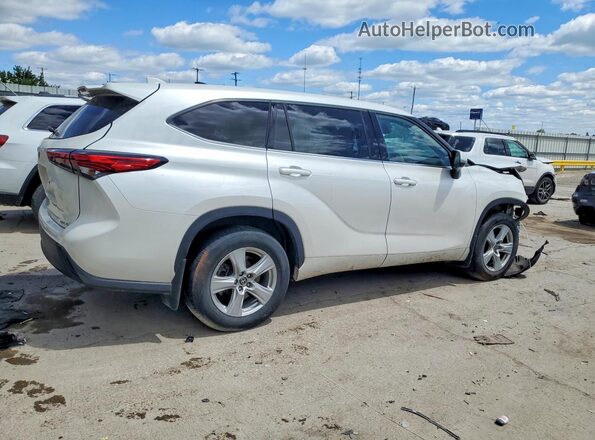 5TDBZRBH3MS535526 2021 TOYOTA HIGHLANDER White Trasero derecho