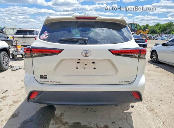 5TDBZRBH3MS535526 2021 TOYOTA HIGHLANDER White Vista trasera