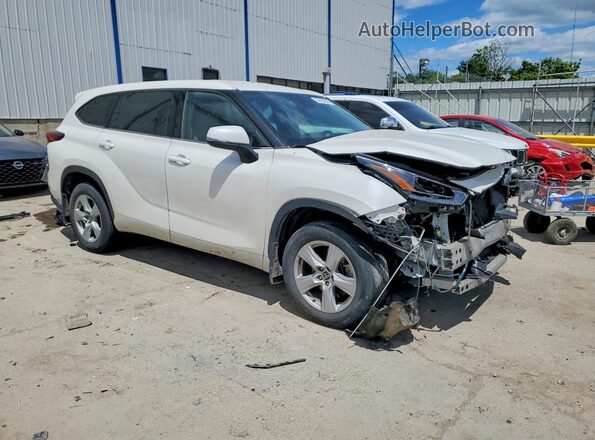 5TDBZRBH3MS535526 2021 TOYOTA HIGHLANDER White Delantero derecho