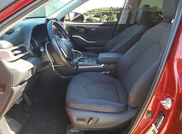 5TDBZRBH6LS505631 2020 TOYOTA HIGHLANDER Red 
