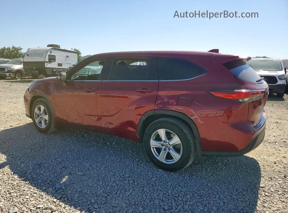 5TDBZRBH6LS505631 2020 TOYOTA HIGHLANDER Red 