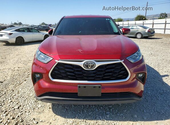 5TDBZRBH6LS505631 2020 TOYOTA HIGHLANDER Red 